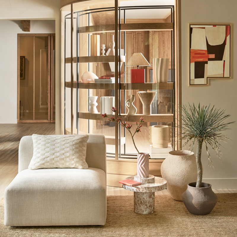 Urban Nature Culture-collectie cushion Misul, Off White