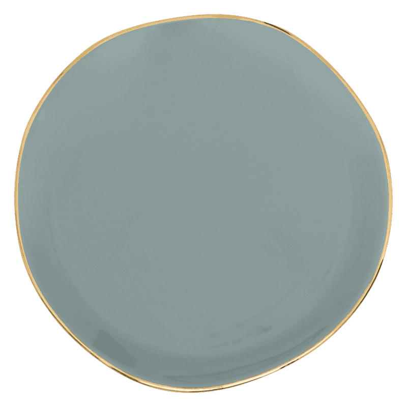 Urban Nature Culture-collectie Good Morning bord dia 17 cm - Slate (set of 4)