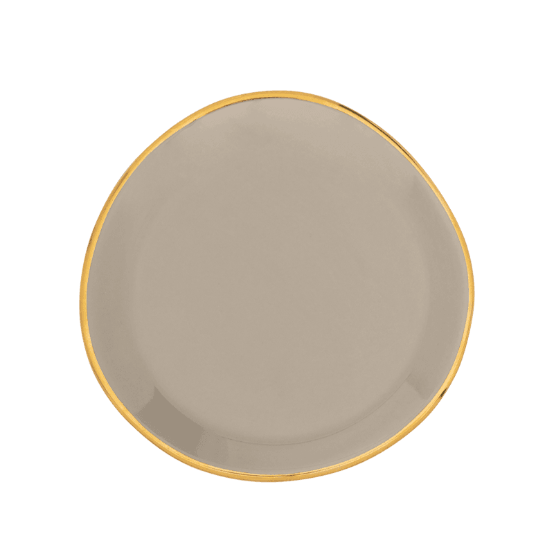 Urban Nature Culture-collectie Good Morning bord dia 9 cm - Gray Morn (set of 4)