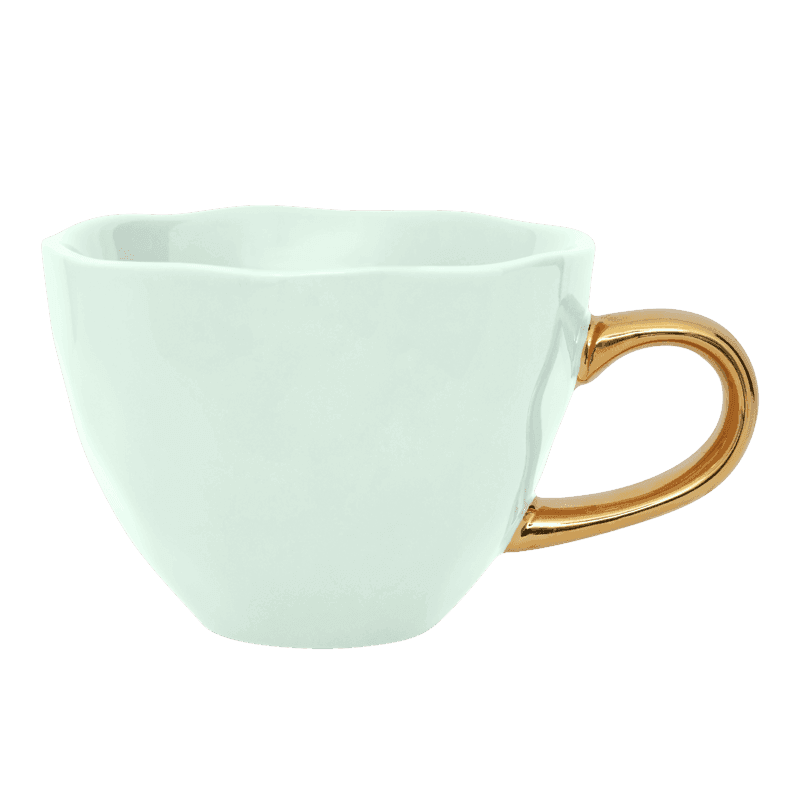 Urban Nature Culture-collectie Good Morning Kopje Cappuccino / Tea dia 11 cm - Celadon (set of 4)