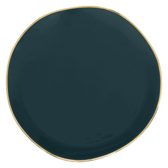 Urban Nature Culture Set 4  - Good Morning bord dia 17 cm - Blue Green