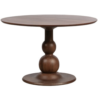 WOOOD BLANCO EETTAFEL Ø120CM MANGO WALNOOT