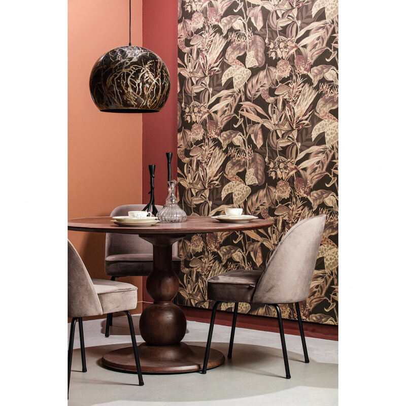 WOOOD-collectie BLANCO EETTAFEL Ø120CM MANGO WALNOOT