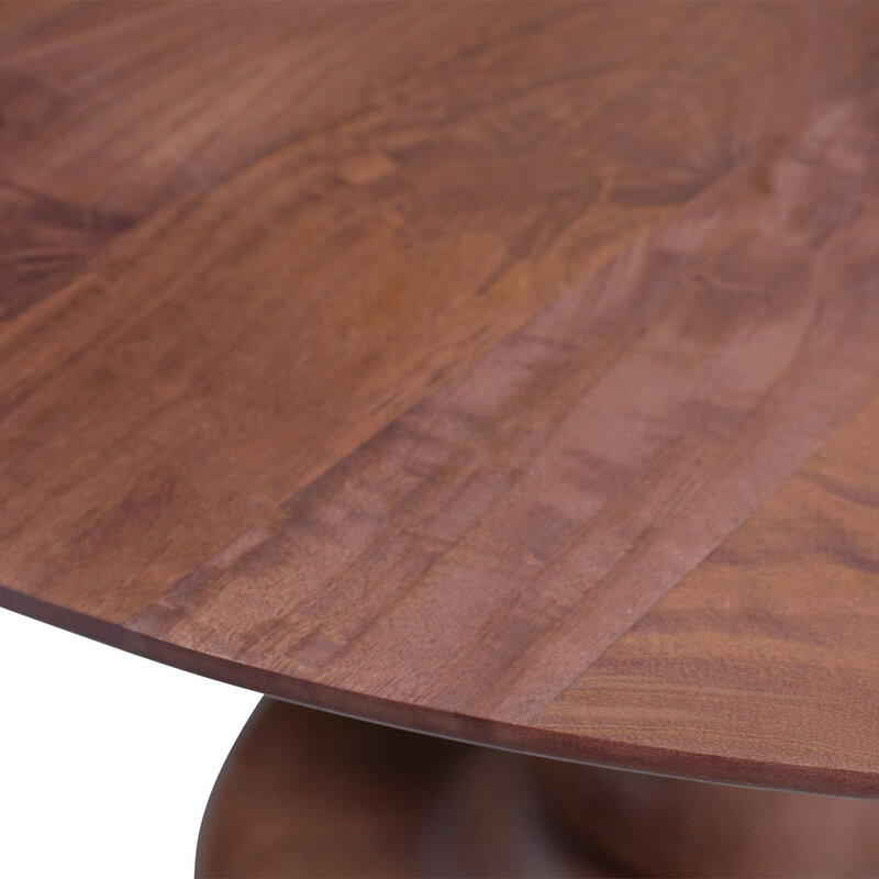 WOOOD-collectie BLANCO EETTAFEL Ø120CM MANGO WALNOOT