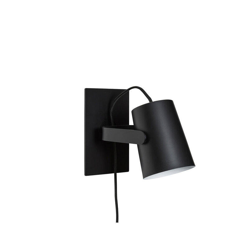 Hübsch-collectie Ardent wandlamp zwart