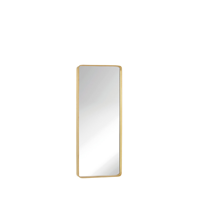 Hübsch-collectie Retro Wall Mirror Small Brass