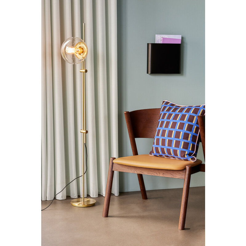 Hübsch-collectie Bubble Floor Lamp Brass