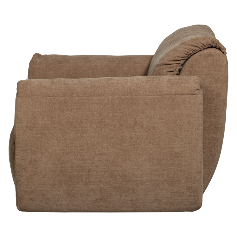 WOOOD-collectie BAGGY LOVESEAT GEWEVEN CHENILLE BRUIN