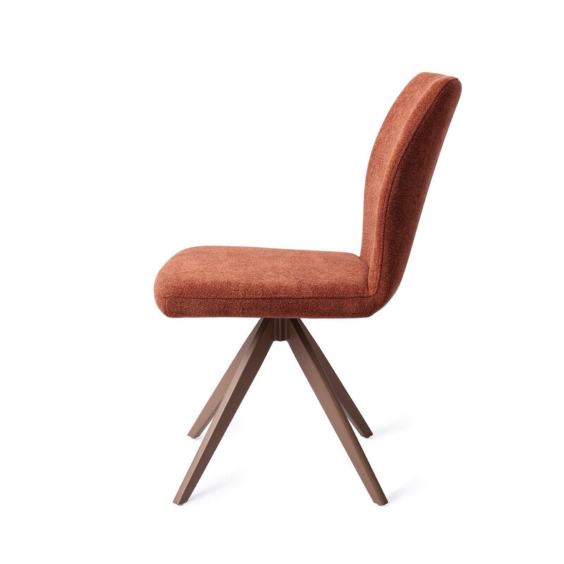Jesper Home Ikata Cosy Copper Eetkamerstoel - Turn Brown
