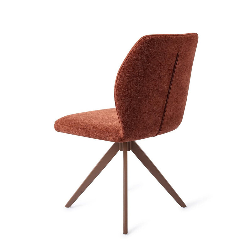 Jesper Home Ikata Cosy Copper Eetkamerstoel - Turn Brown
