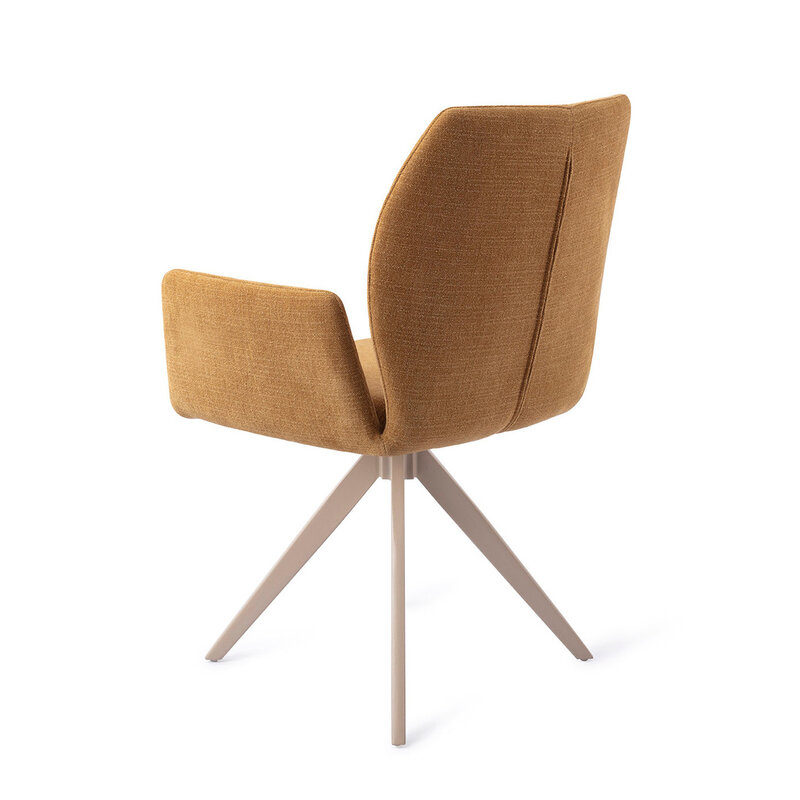Jesper Home Misaki Honey Harvest Eetkamerstoel - Turn Beige