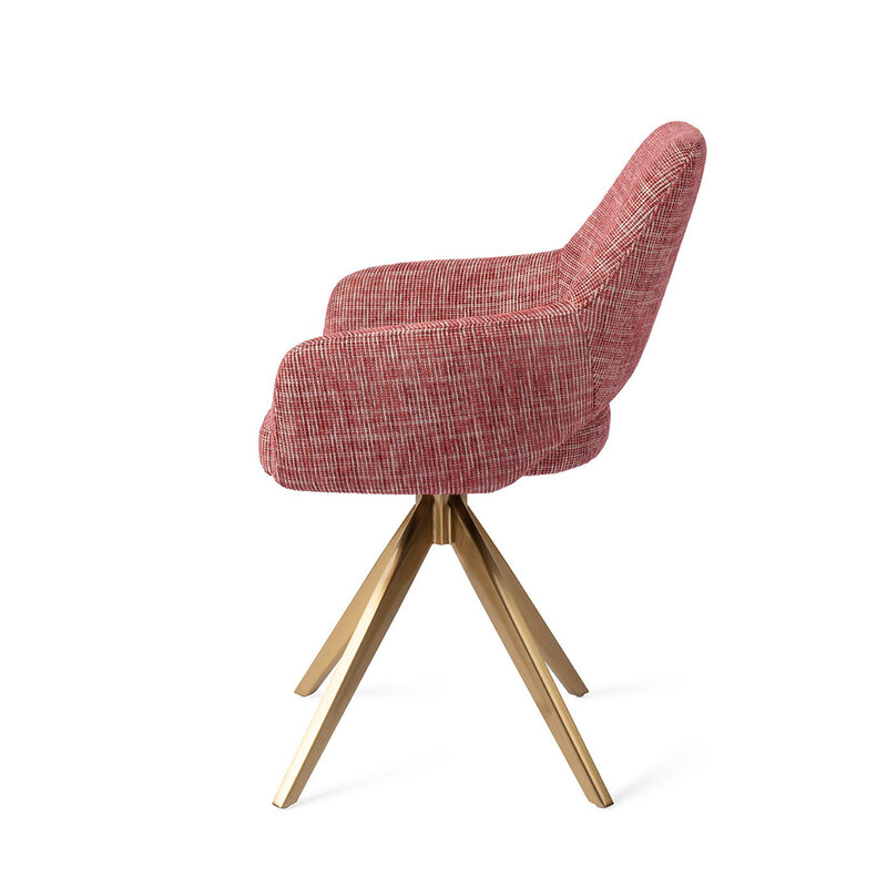 Jesper Home Yanai Berry Bars Eetkamerstoel - Turn Gold