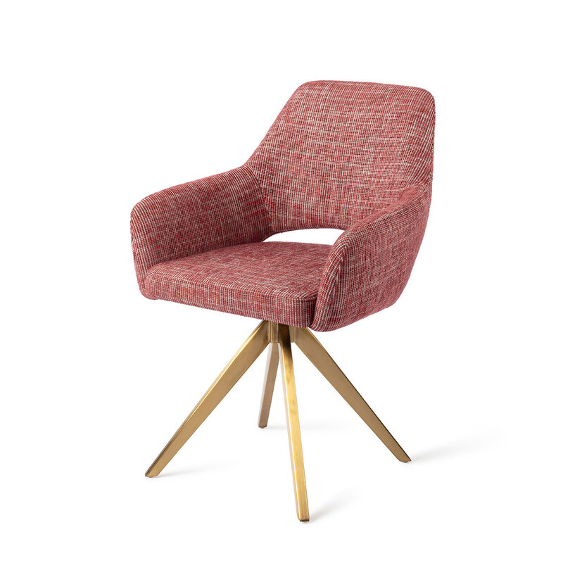 Jesper Home Yanai Berry Bars Eetkamerstoel - Turn Gold