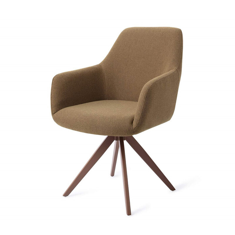 Jesper Home Hiroo Willow Eetkamerstoel - Turn Brown