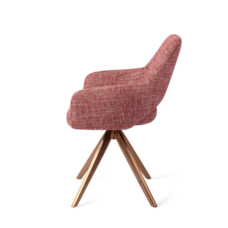 Jesper Home Yanai Berry Bars Eetkamerstoel - Turn Rose