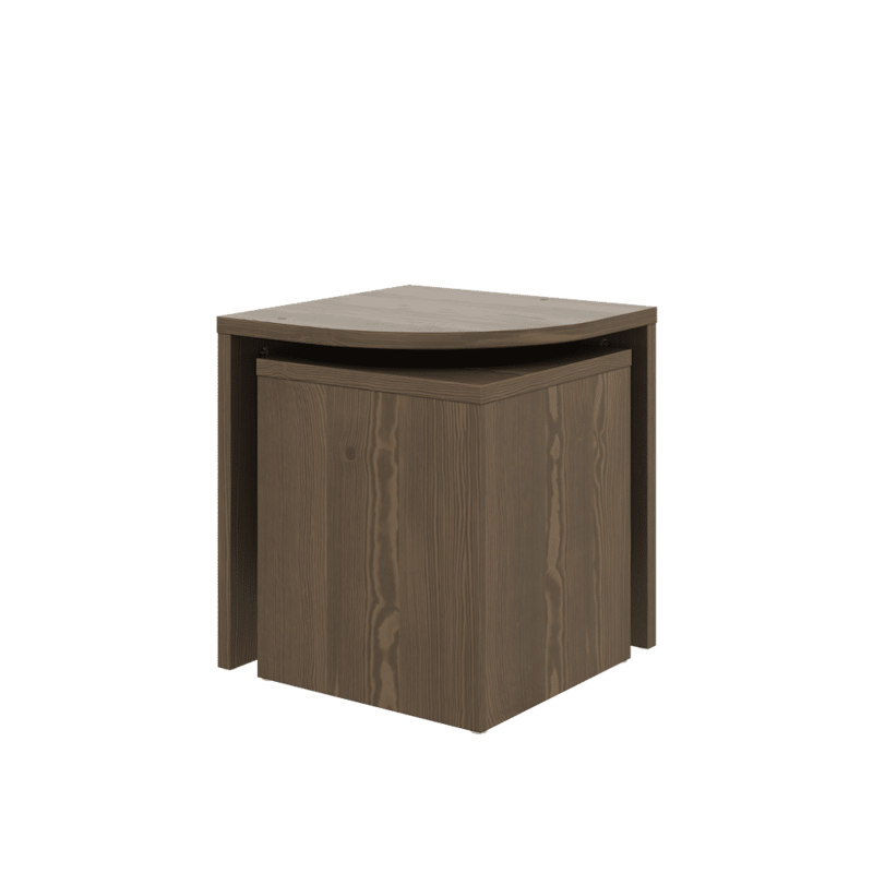 Karup Design-collectie COMBINE SIDE TABLES SET CAROB BROWN