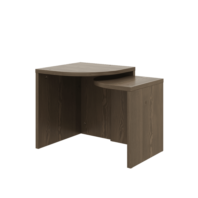 Karup Design-collectie COMBINE SIDE TABLES SET CAROB BROWN