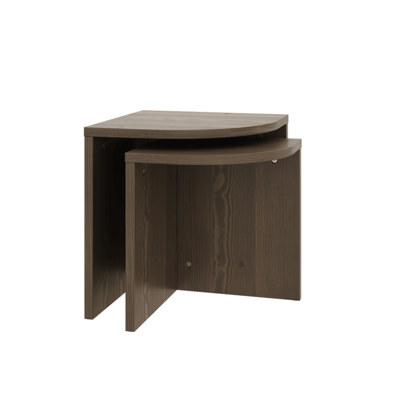 Karup Design-collectie COMBINE SIDE TABLES SET CAROB BROWN