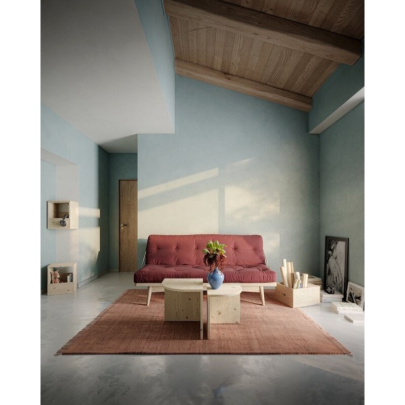 Karup Design-collectie COMBINE SIDE TABLES SET CLEAR LACQUERED