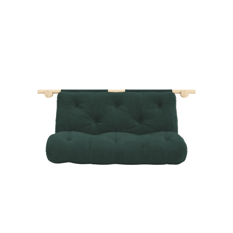 Karup Design-collectie HOOKED RAW 135 x 200 W. BRAVO MATTRESS SEAWEED
