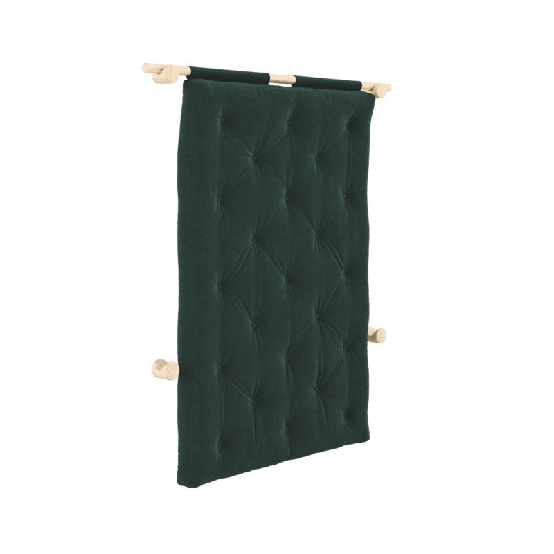 Karup Design-collectie HOOKED RAW 135 x 200 W. BRAVO MATTRESS SEAWEED