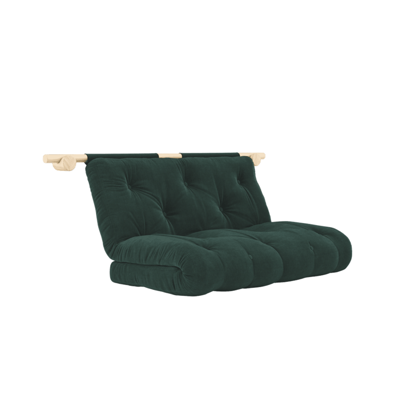 Karup Design-collectie HOOKED RAW 135 x 200 W. BRAVO MATTRESS SEAWEED