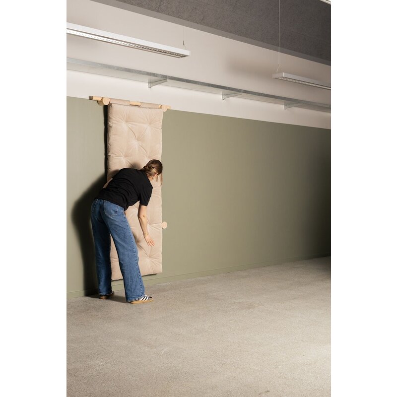 Karup Design-collectie HOOKED RAW 75 x 200 W. BRAVO MATTRESS SEAWEED