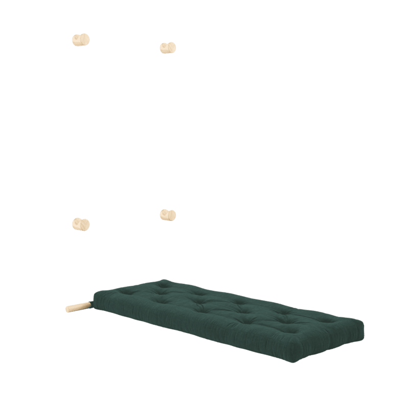 Karup Design-collectie HOOKED RAW 75 x 200 W. BRAVO MATTRESS SEAWEED