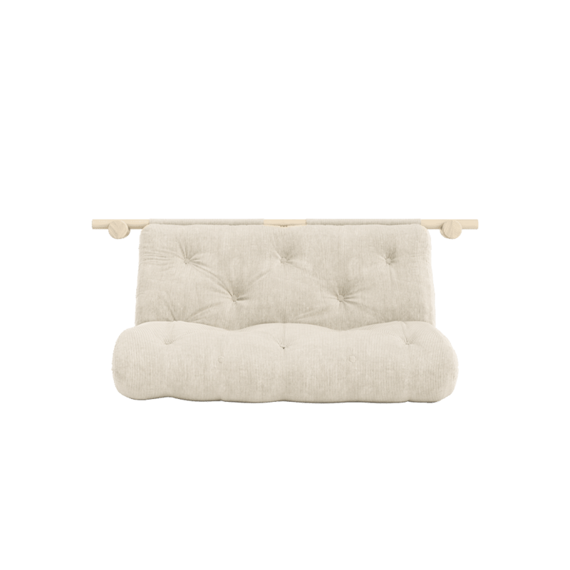 Karup Design-collectie HOOKED RAW 135 X 200 W. BRAVO MATTRESS IVORY