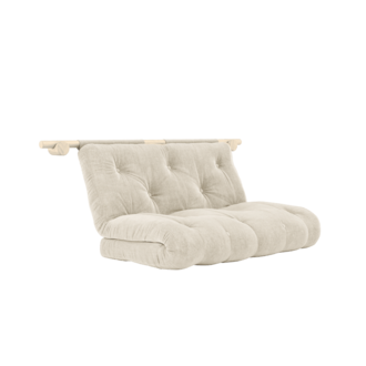 Karup Design HOOKED RAW 135 X 200 W. BRAVO MATTRESS IVORY