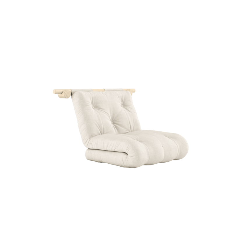 Karup Design-collectie HOOKED RAW 75 x 200 W. BRAVO MATTRESS LINEN