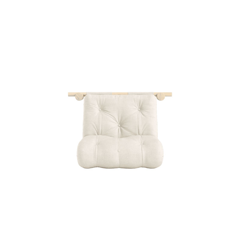 Karup Design-collectie HOOKED RAW 75 x 200 W. BRAVO MATTRESS LINEN