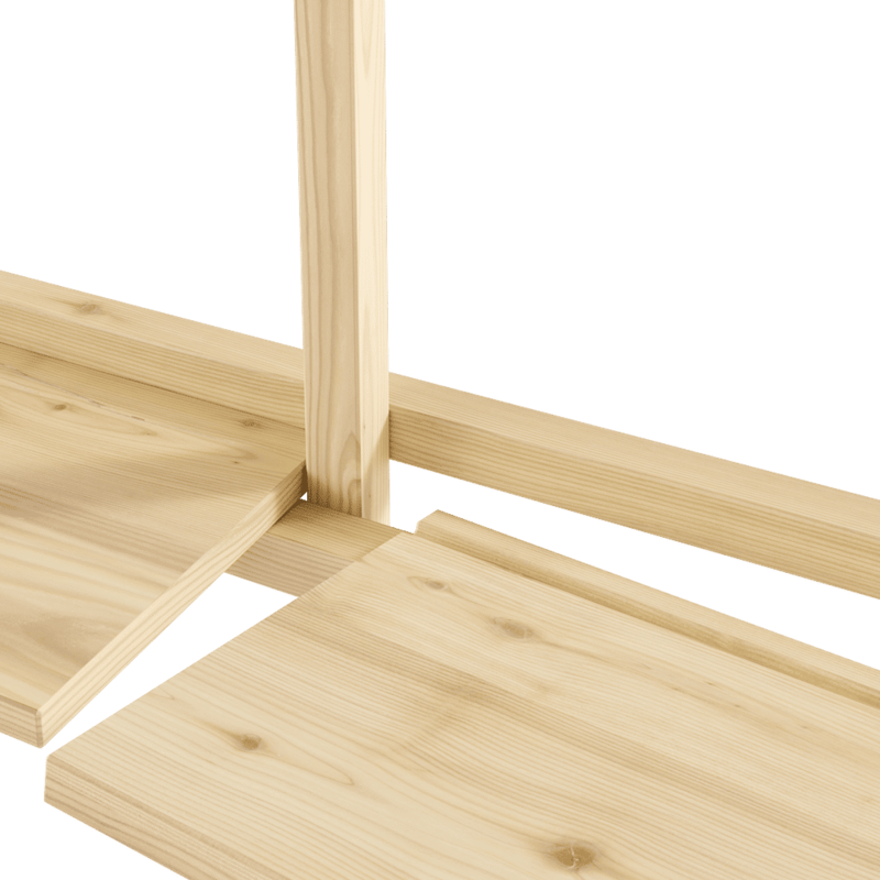 Karup Design-collectie GROOVE wandplank groot raw