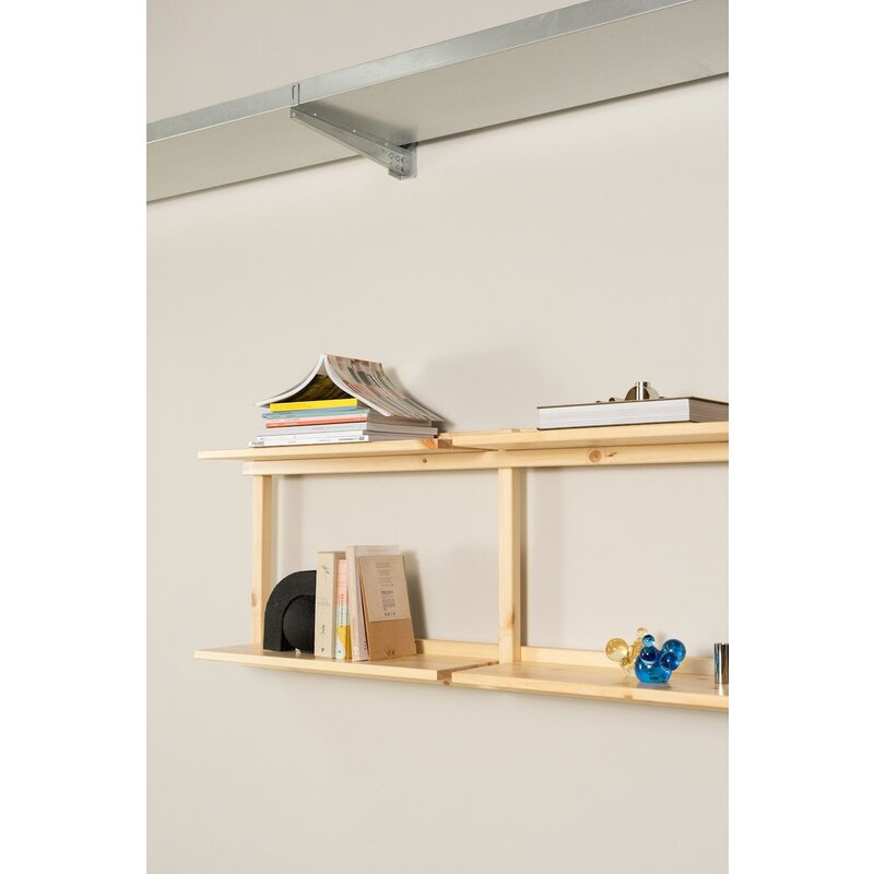 Karup Design-collectie GROOVE wandplank breed raw