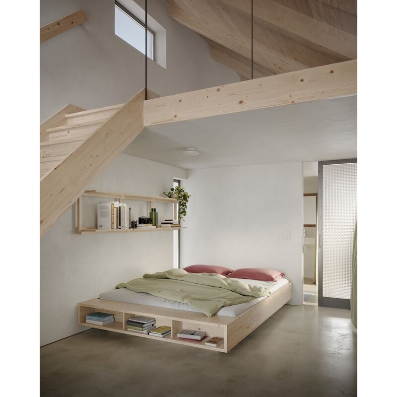 Karup Design-collectie GROOVE wandplank breed raw