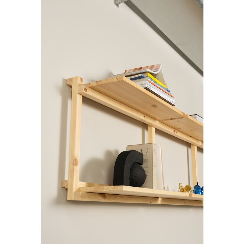 Karup Design-collectie GROOVE wandplank breed raw