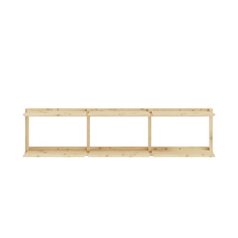 Karup Design-collectie GROOVE wandplank breed raw