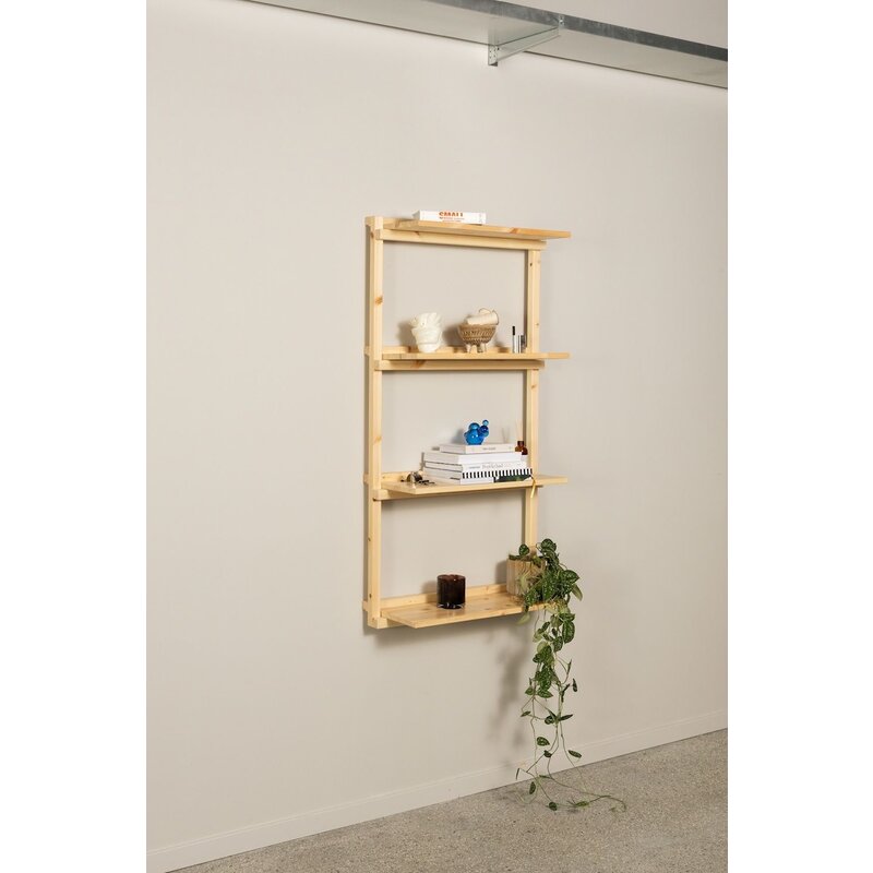 Karup Design-collectie GROOVE wandplank smal raw