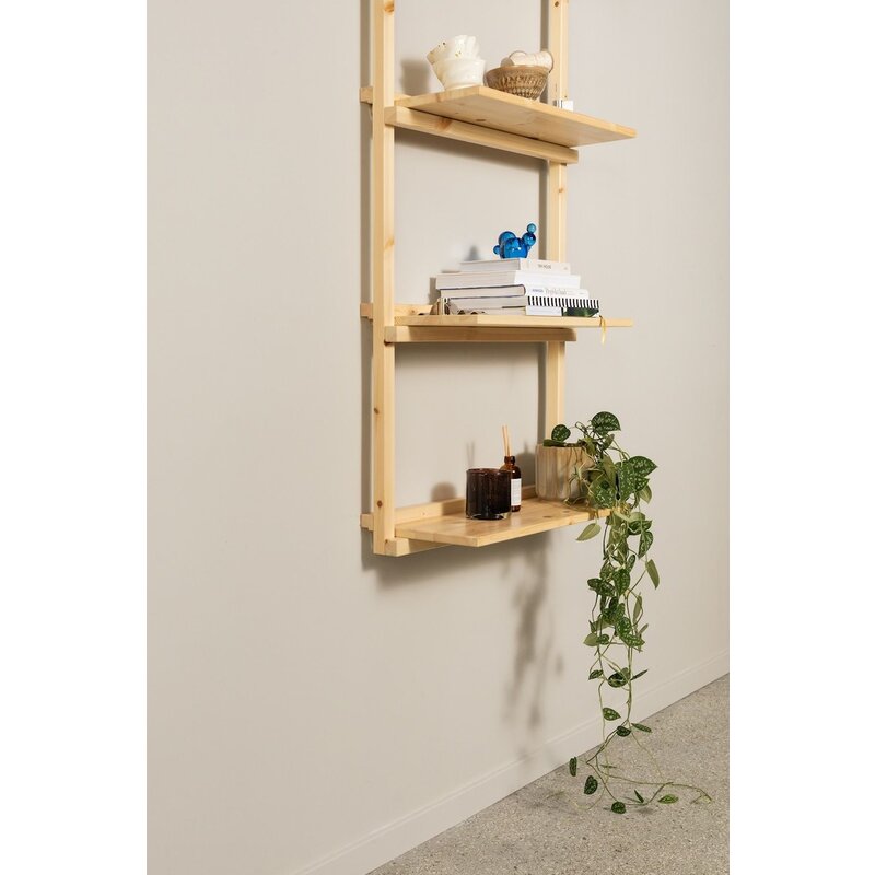 Karup Design-collectie GROOVE wandplank smal raw