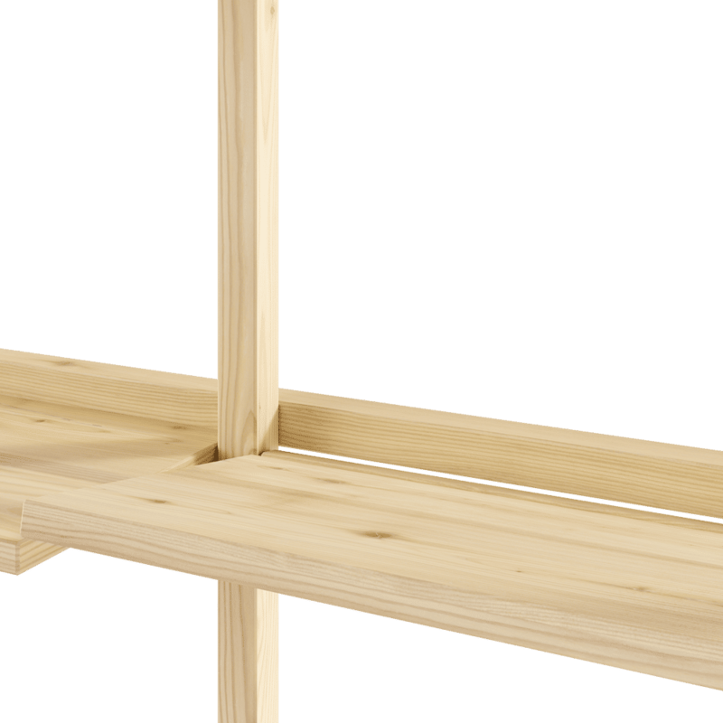 Karup Design-collectie GROOVE wandplank smal raw