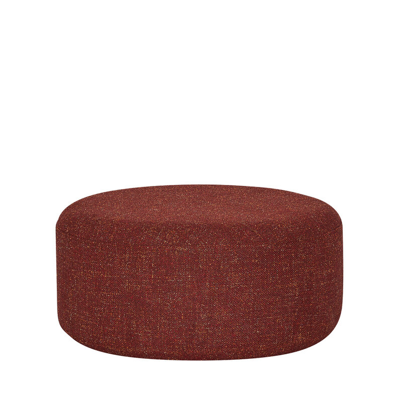 Hübsch-collectie Marshmellow Pouffe Large Red