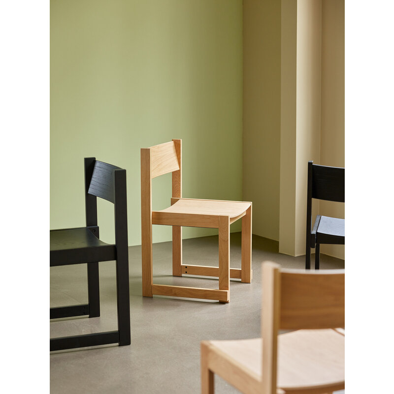 Hübsch-collectie Forma eetkamerstoel naturel