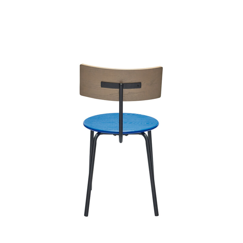Hübsch-collectie Koi Eetkamerstoel Blauw/Bruin/Zwart