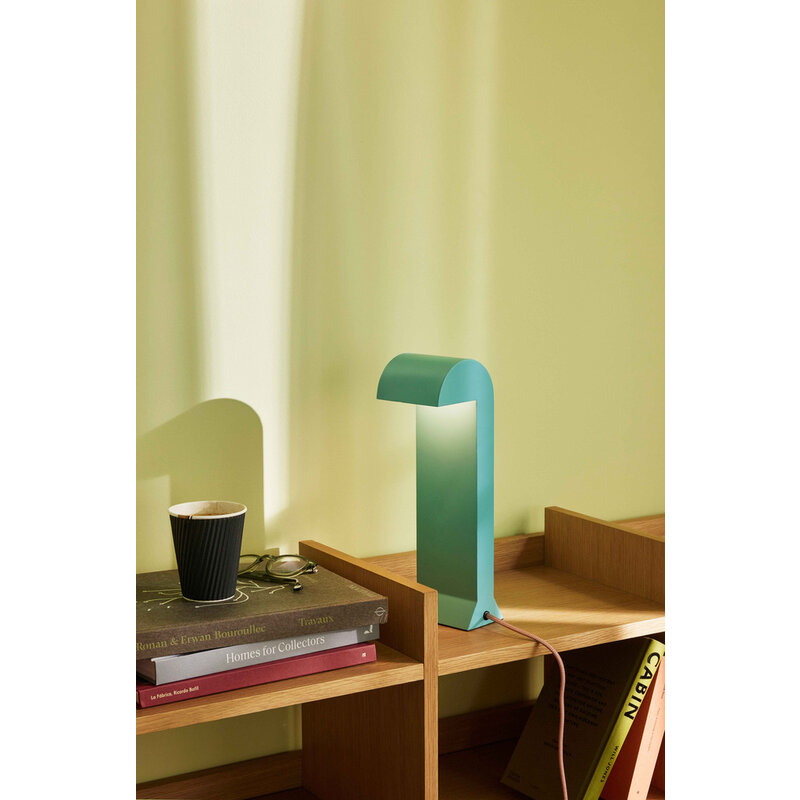 Hübsch-collectie Soothe Tafellamp Turquoise