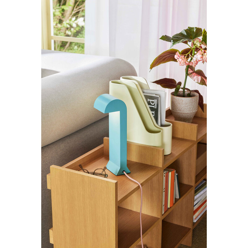 Hübsch-collectie Soothe Tafellamp Turquoise
