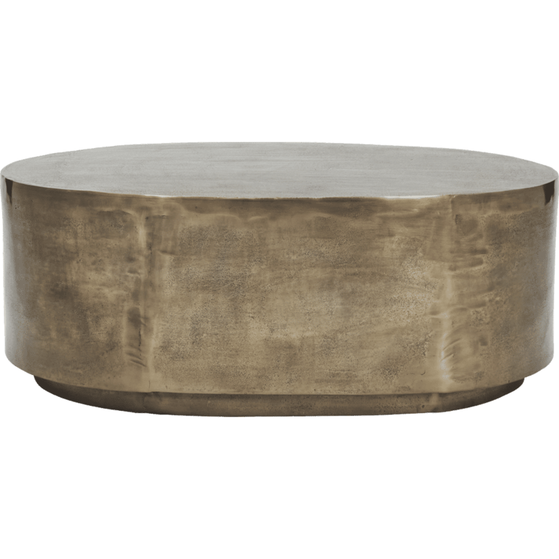 House Doctor-collectie Salontafel, HDRota, Antieke koperen afwerking