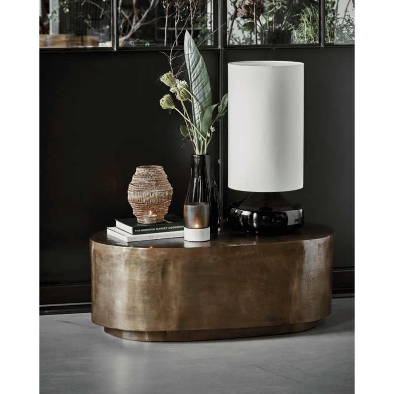 House Doctor-collectie Salontafel, HDRota, Antieke koperen afwerking