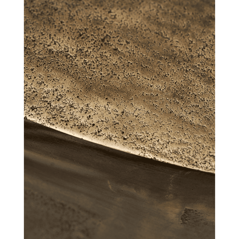 House Doctor-collectie Salontafel, HDRota, Antieke koperen afwerking