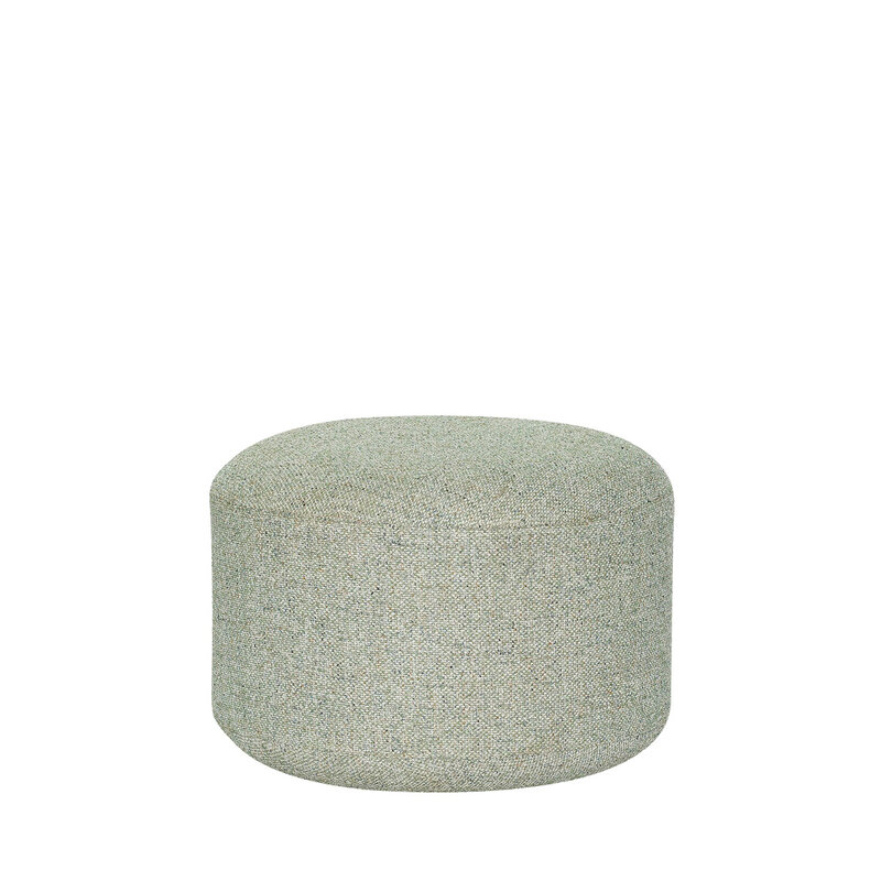 Hübsch-collectie Marshmellow poef klein lichtgroen