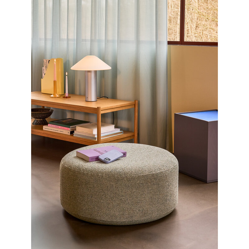 Hübsch-collectie Marshmellow Pouffe Large Light green